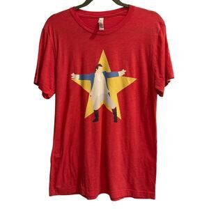 Canvas Size Medium Hamilton Star Crewneck T- Shirt Graphic Tee